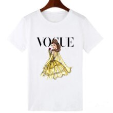 Princess Cartoon Harajuku Style T-Shirt Princess Cartoon Harajuku Style T-Shirt