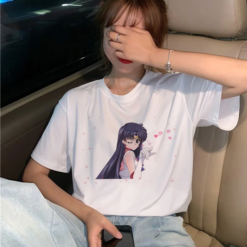 Anime Sailor Moon Cartoon Short Sleeve T-Shirt