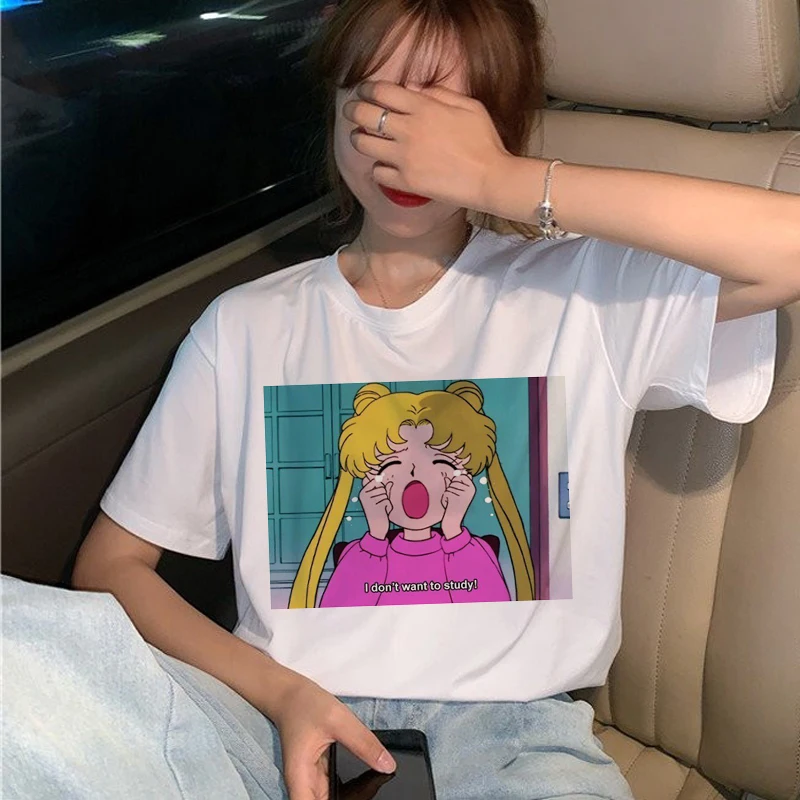 Anime Sailor Moon Cartoon Short Sleeve T-Shirt