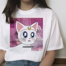 Sailor Moon Cartoon Print Harajuku Style Short Sleeve T-Shirt Sailor Moon Cartoon Print Harajuku Style Short Sleeve T-Shirt