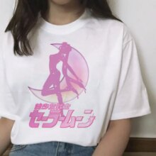 Sailor Moon Cartoon Print Harajuku Style Short Sleeve T-Shirt Sailor Moon Cartoon Print Harajuku Style Short Sleeve T-Shirt