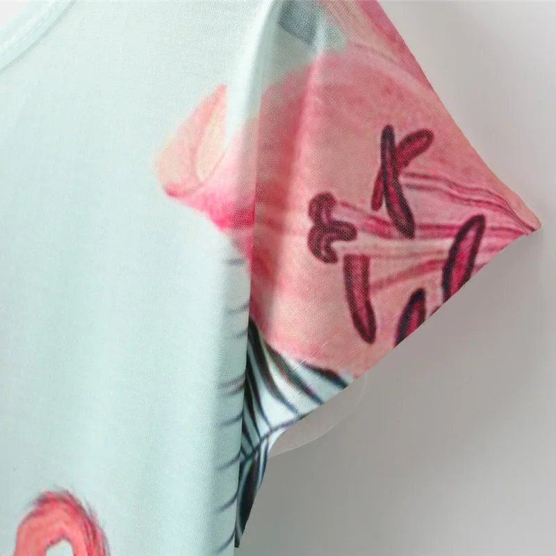 Harajuku Style Cartoon Print Short Sleeve Top