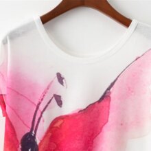 Harajuku Style Cartoon Print Short Sleeve Top Harajuku Style Cartoon Print Short Sleeve Top