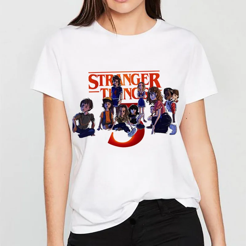 Hot Stranger Things Graphic Design Short Sleeve T-Shirt