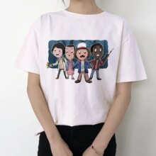 Streetwear Stranger Thing Series Style Casual T-Shirt Streetwear Stranger Thing Series Style Casual T-Shirt