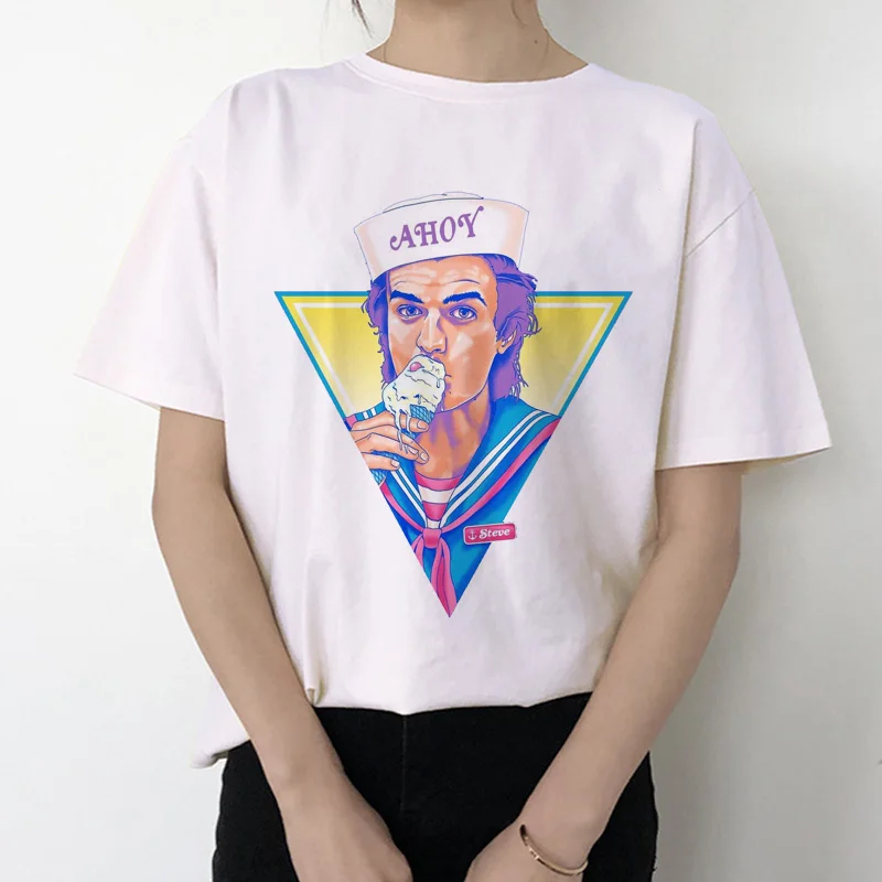 Streetwear Stranger Thing Series Style Casual T-Shirt