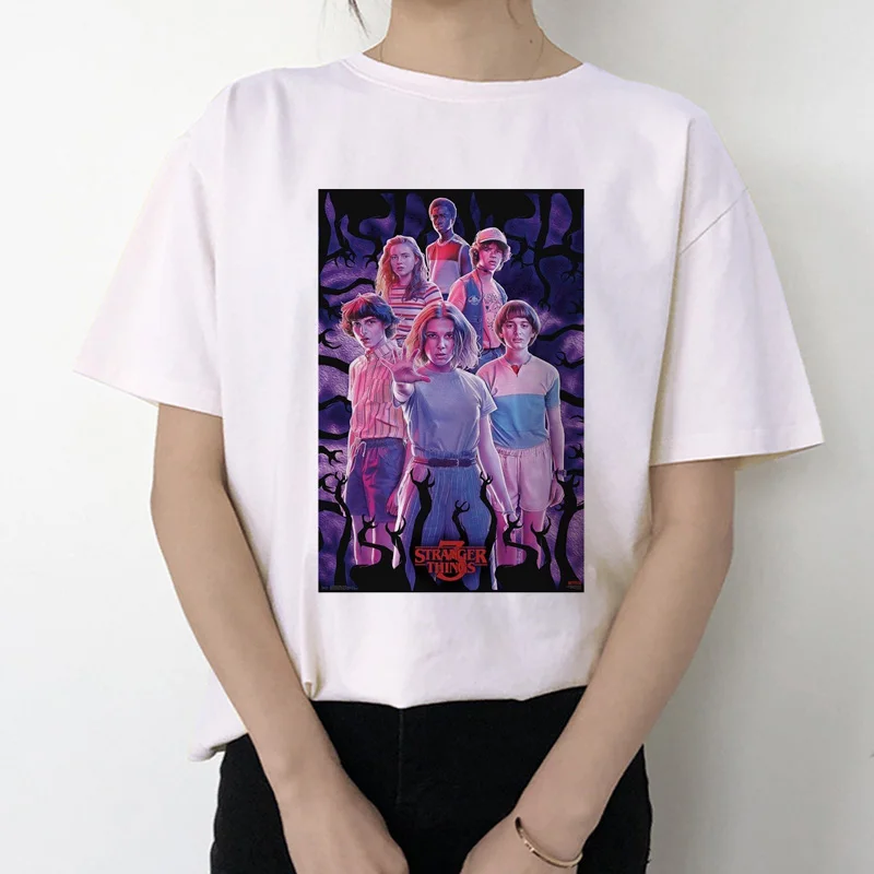 Streetwear Stranger Thing Series Style Casual T-Shirt
