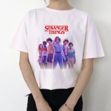 Streetwear Stranger Thing Series Style Casual T-Shirt Streetwear Stranger Thing Series Style Casual T-Shirt