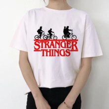 Streetwear Stranger Thing Series Style Casual T-Shirt Streetwear Stranger Thing Series Style Casual T-Shirt