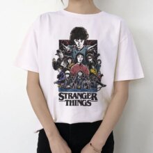 Streetwear Stranger Thing Series Style Casual T-Shirt Streetwear Stranger Thing Series Style Casual T-Shirt
