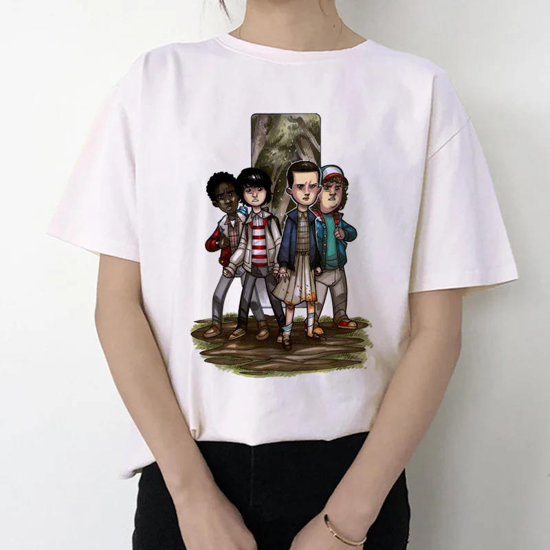 Streetwear Stranger Thing Series Style Casual T-Shirt