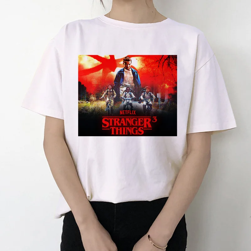 Streetwear Stranger Thing Series Style Casual T-Shirt