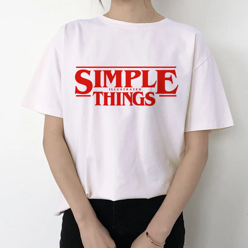Streetwear Stranger Thing Series Style Casual T-Shirt