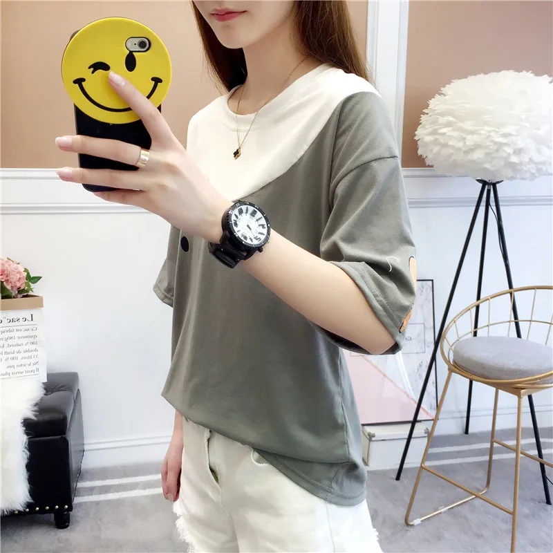 Harajuku Carrot & Rabbit Print T-Shirt