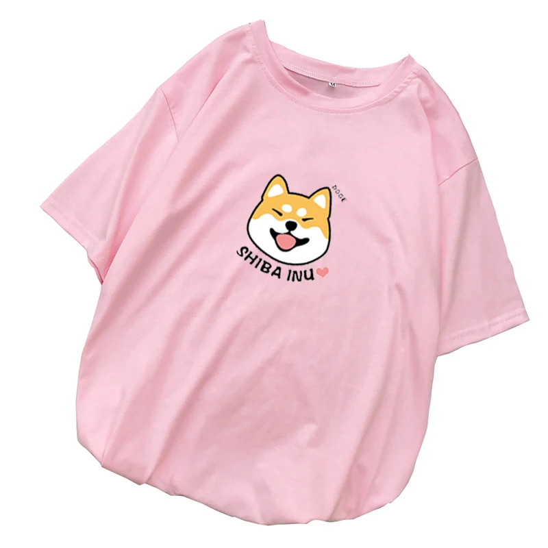 Harajuku Aesthetic Shiba Inu Doge Printed T-Shirt