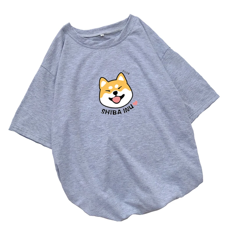 Harajuku Aesthetic Shiba Inu Doge Printed T-Shirt
