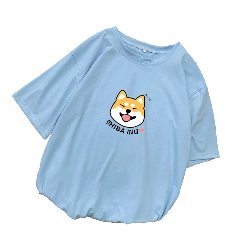 Harajuku Aesthetic Shiba Inu Doge Printed T-Shirt
