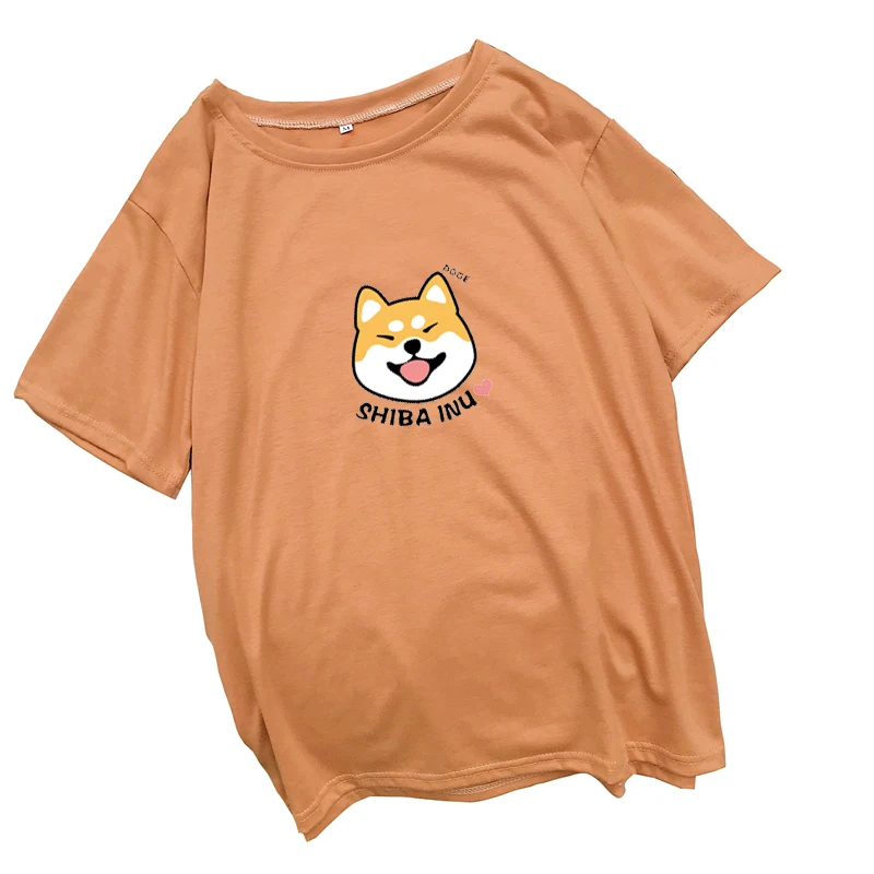 Harajuku Aesthetic Shiba Inu Doge Printed T-Shirt