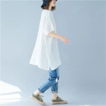 Girl Cartoon Print Harajuku Style Casual Loose T-Shirt Girl Cartoon Print Harajuku Style Casual Loose T-Shirt