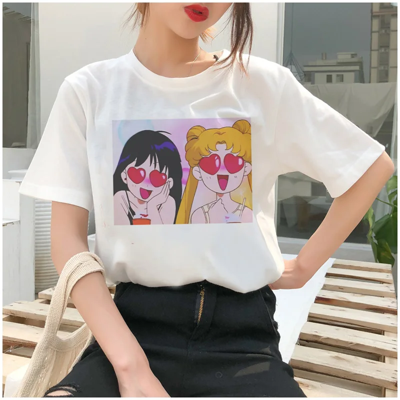 Sailor Moon Cartoon Style Short Sleeve T-Shirt