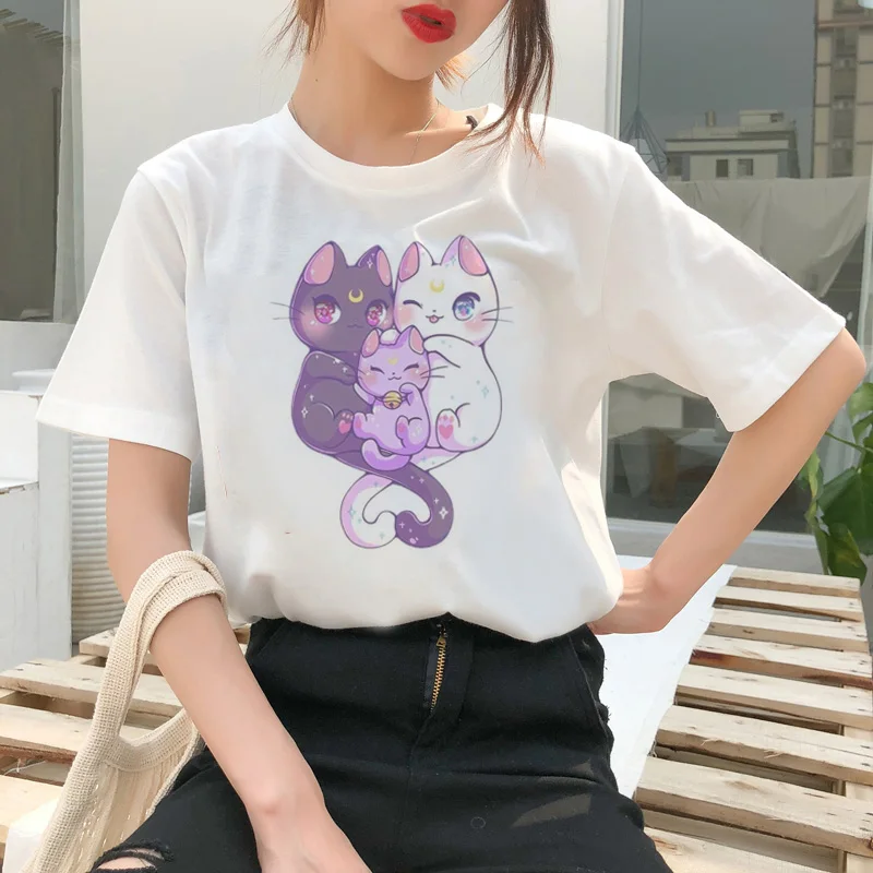 Sailor Moon Cartoon Style Short Sleeve T-Shirt