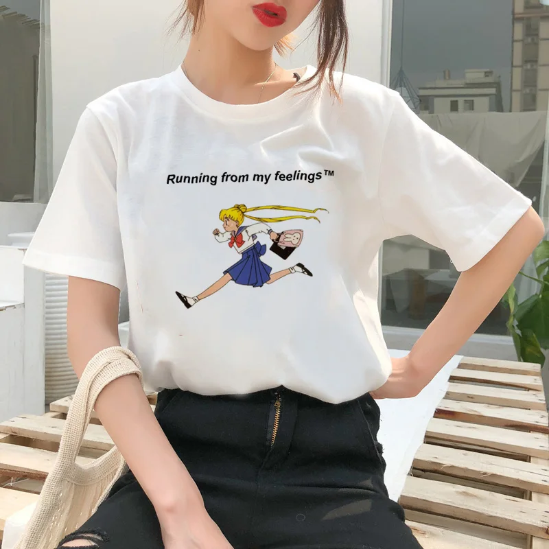 Sailor Moon Cartoon Style Short Sleeve T-Shirt