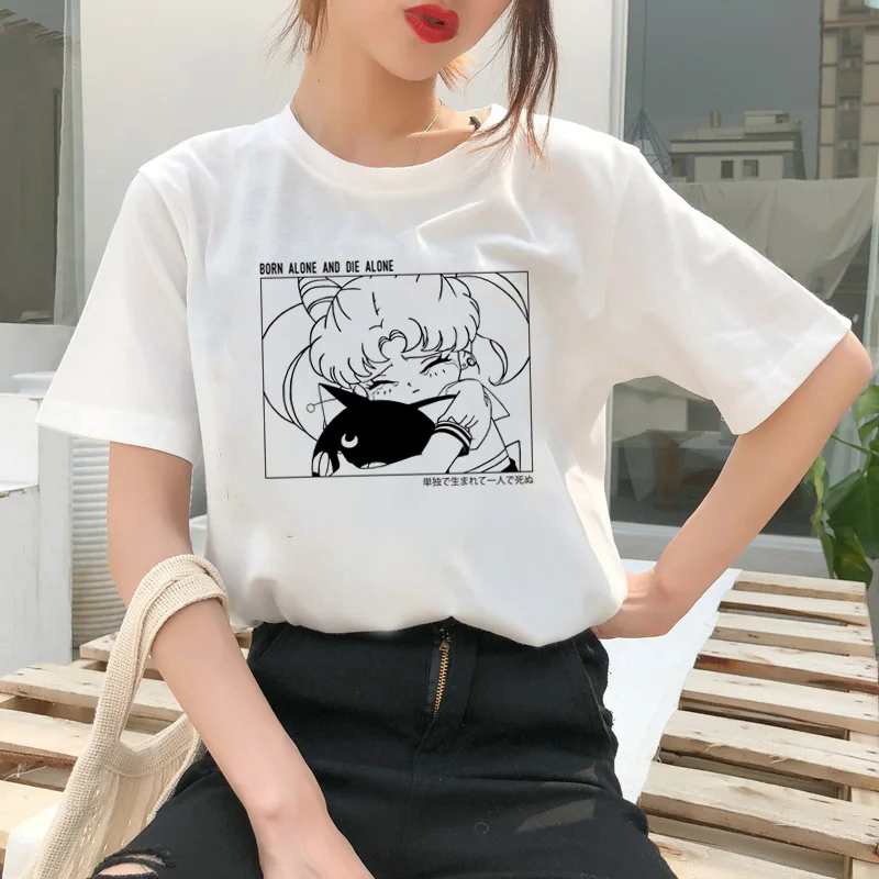 Sailor Moon Cartoon Style Short Sleeve T-Shirt