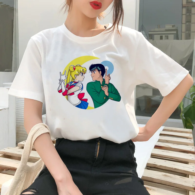 Sailor Moon Cartoon Style Short Sleeve T-Shirt