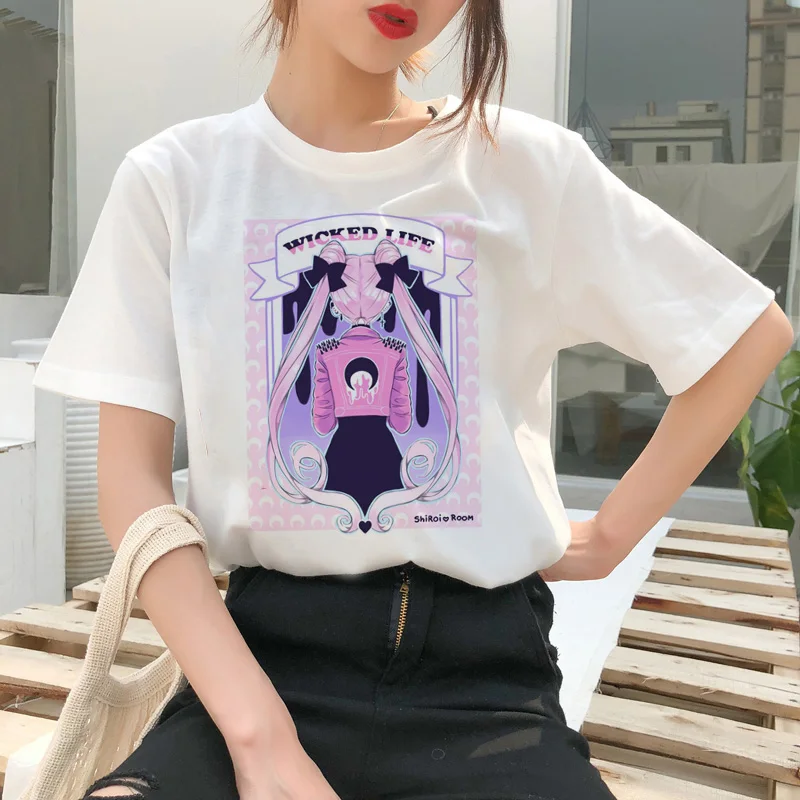 Sailor Moon Cartoon Style Short Sleeve T-Shirt