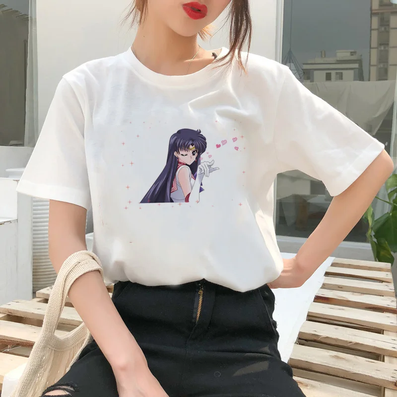 Sailor Moon Cartoon Style Short Sleeve T-Shirt