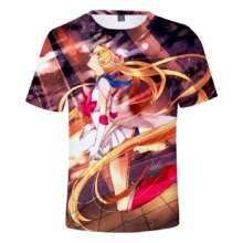 Casual Anime Sailor Moon 3D T-Shirt Casual Anime Sailor Moon 3D T-Shirt