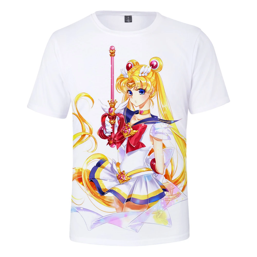Casual Anime Sailor Moon 3D T-Shirt