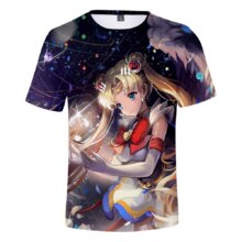 Casual Anime Sailor Moon 3D T-Shirt Casual Anime Sailor Moon 3D T-Shirt