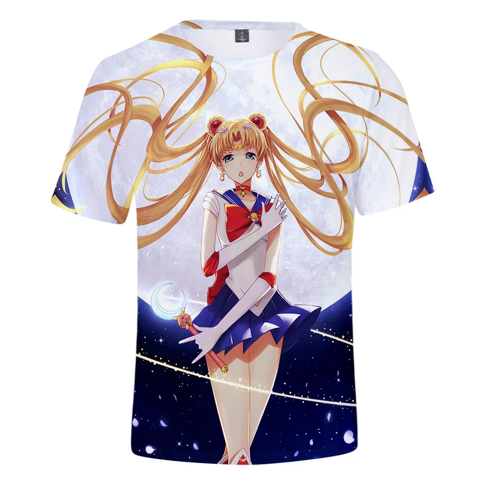 Casual Anime Sailor Moon 3D T-Shirt