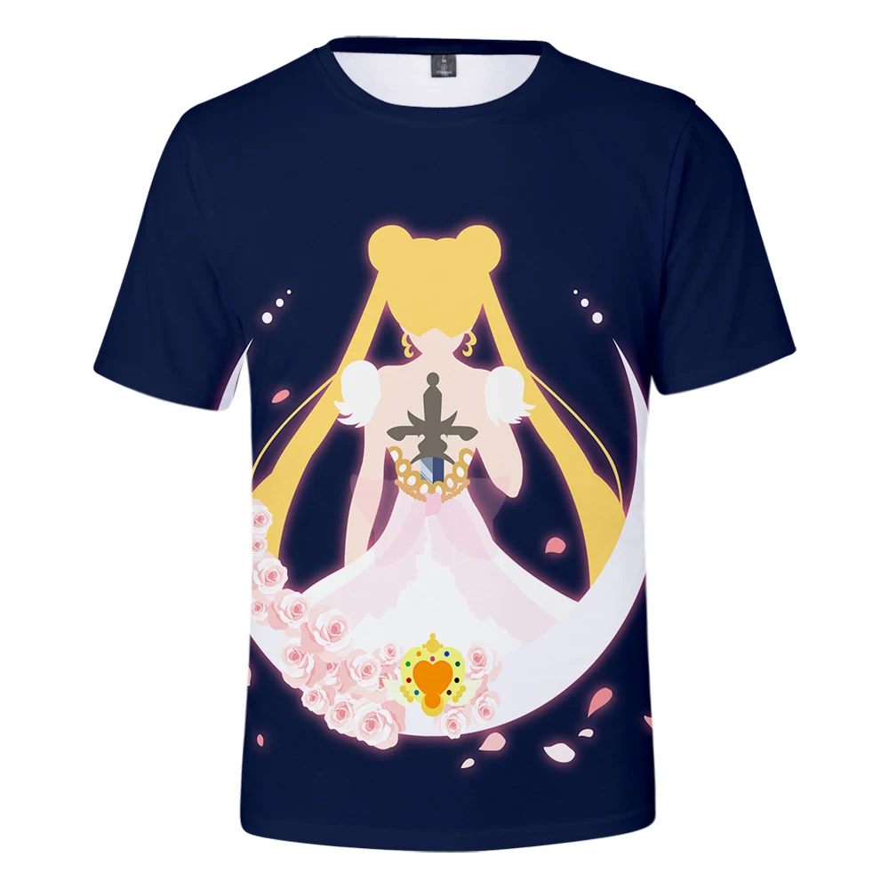 Casual Anime Sailor Moon 3D T-Shirt