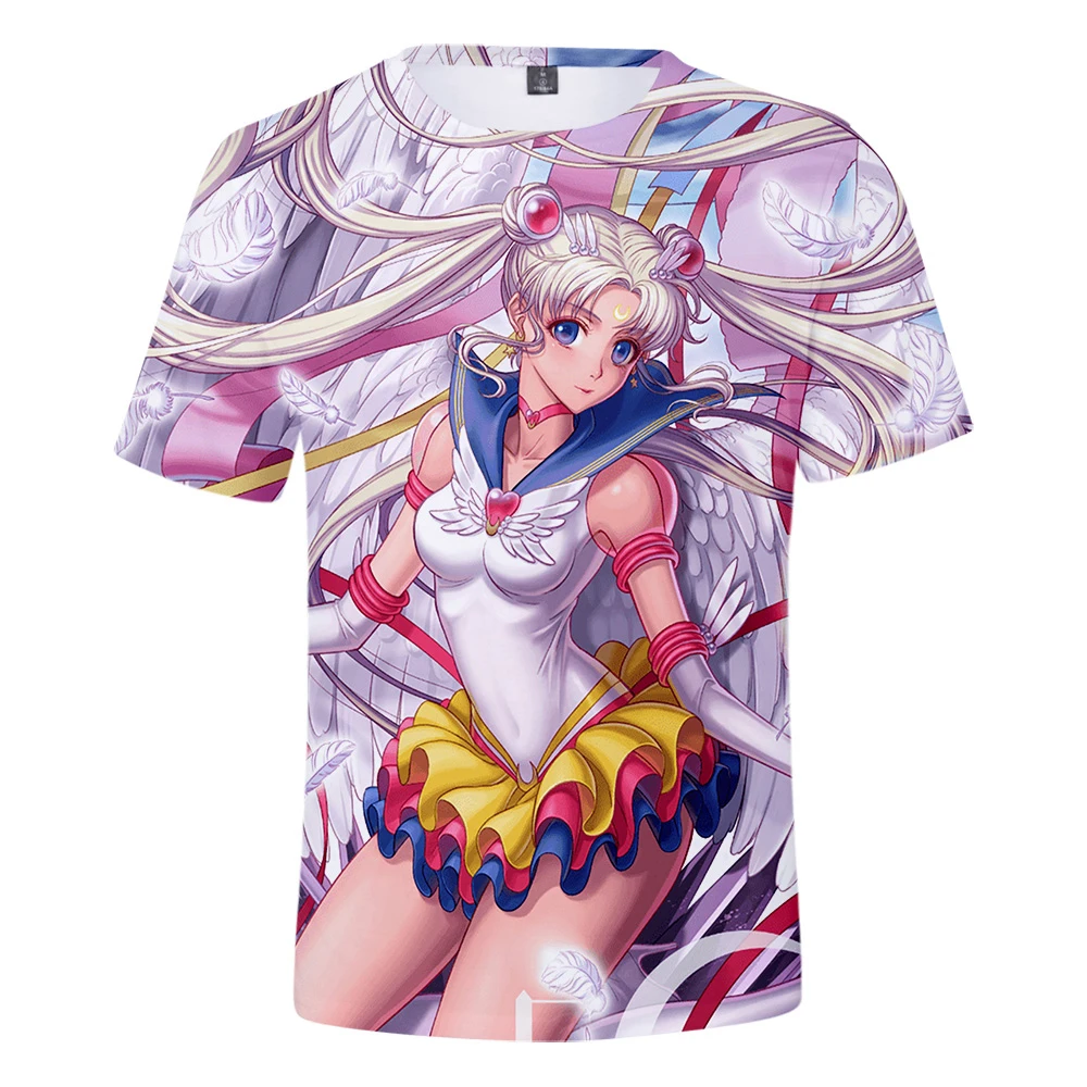 Casual Anime Sailor Moon 3D T-Shirt