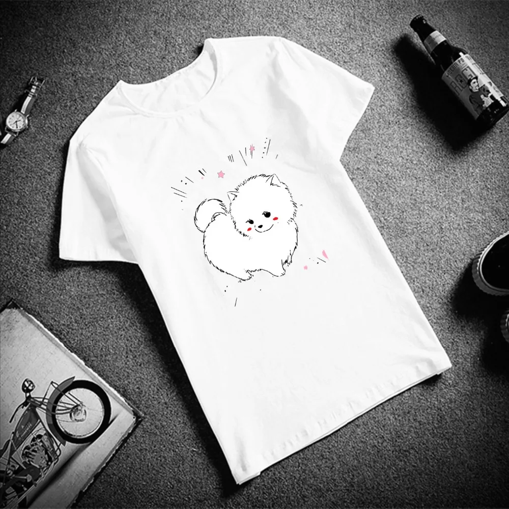 Kawaii Dog Animal Cotton Casual T-Shirt Kawaii Dog Animal Cotton Casual T-Shirt