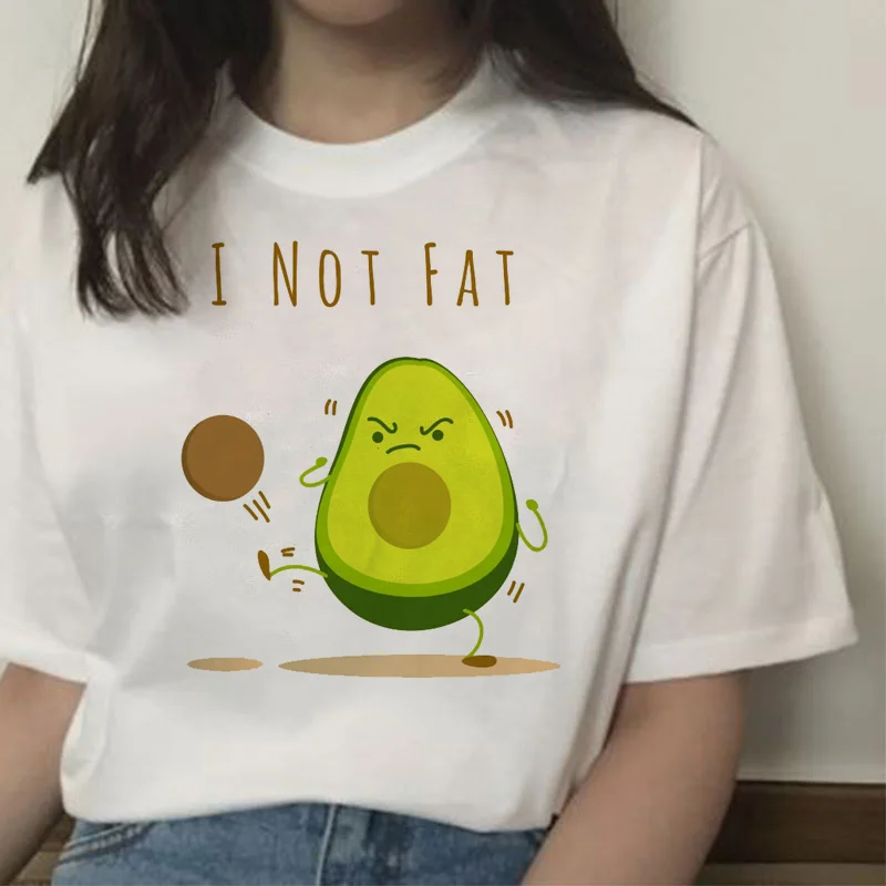 Harajuku Style Avocado Printed  T-Shirt