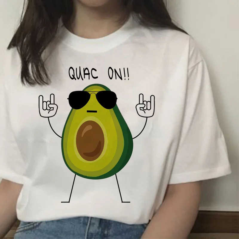 Harajuku Style Avocado Printed  T-Shirt