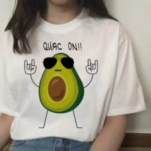 Harajuku Style Avocado Printed T-Shirt Harajuku Style Avocado Printed T-Shirt