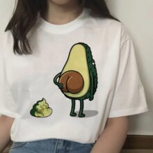 Harajuku Style Avocado Printed T-Shirt Harajuku Style Avocado Printed T-Shirt