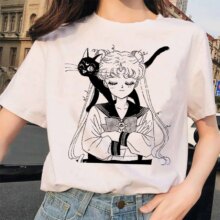 Anime Aesthetic Cat Pattern T-Shirt Anime Aesthetic Cat Pattern T-Shirt