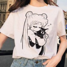 Anime Aesthetic Cat Pattern T-Shirt Anime Aesthetic Cat Pattern T-Shirt