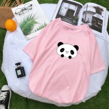 Harajuku Kawaii Cartoon Panda Printed T-Shirt Harajuku Kawaii Cartoon Panda Printed T-Shirt