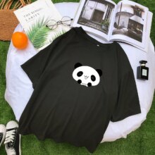 Harajuku Kawaii Cartoon Panda Printed T-Shirt Harajuku Kawaii Cartoon Panda Printed T-Shirt