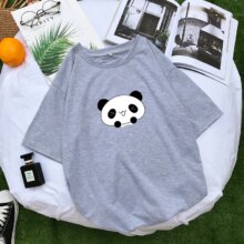 Harajuku Kawaii Cartoon Panda Printed T-Shirt Harajuku Kawaii Cartoon Panda Printed T-Shirt