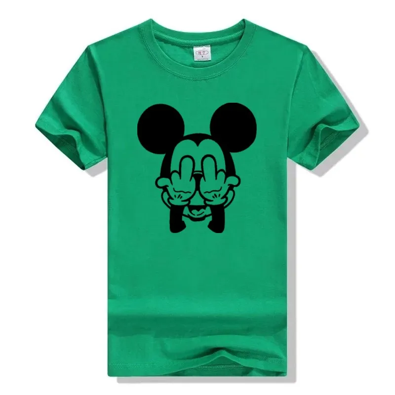 Mickey Kawaii Anime Cartoon Cotton T-Shirt