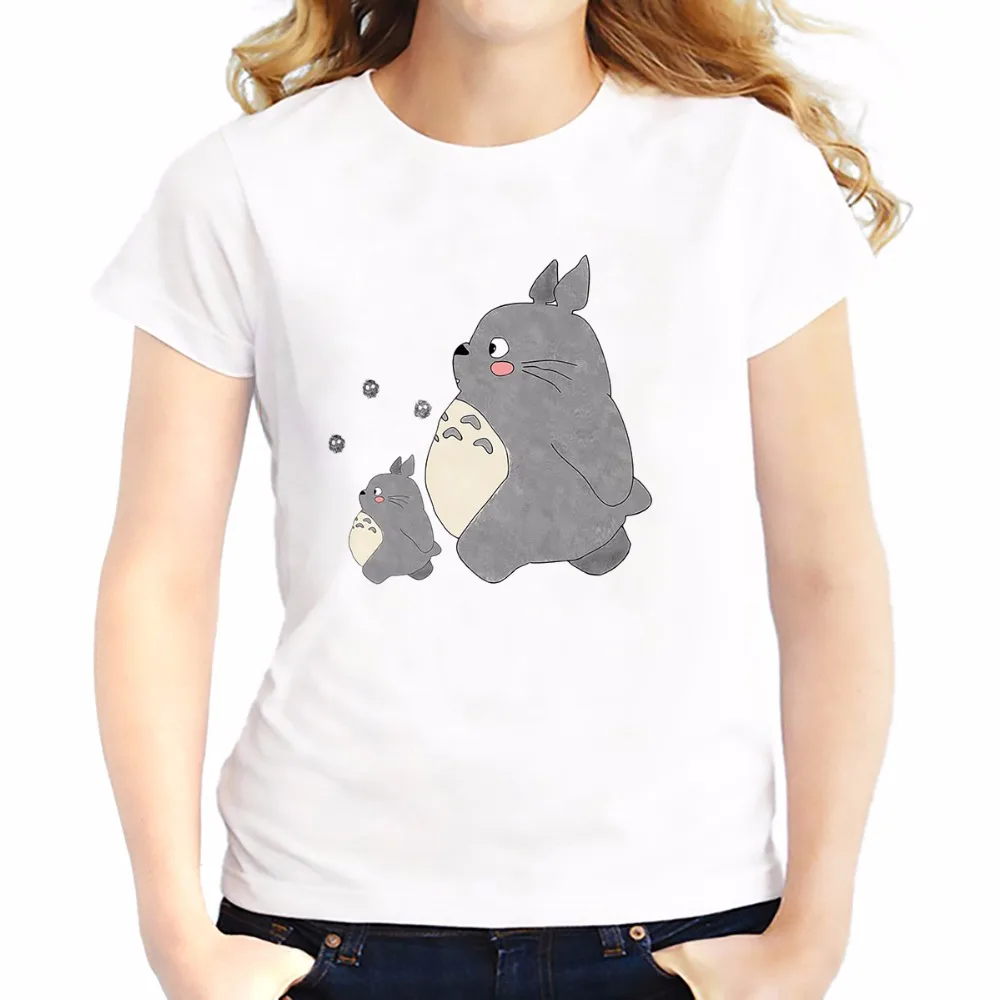 Totoro Cartoon Print Casual T-Shirt