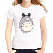 Totoro Cartoon Print Casual T-Shirt Totoro Cartoon Print Casual T-Shirt