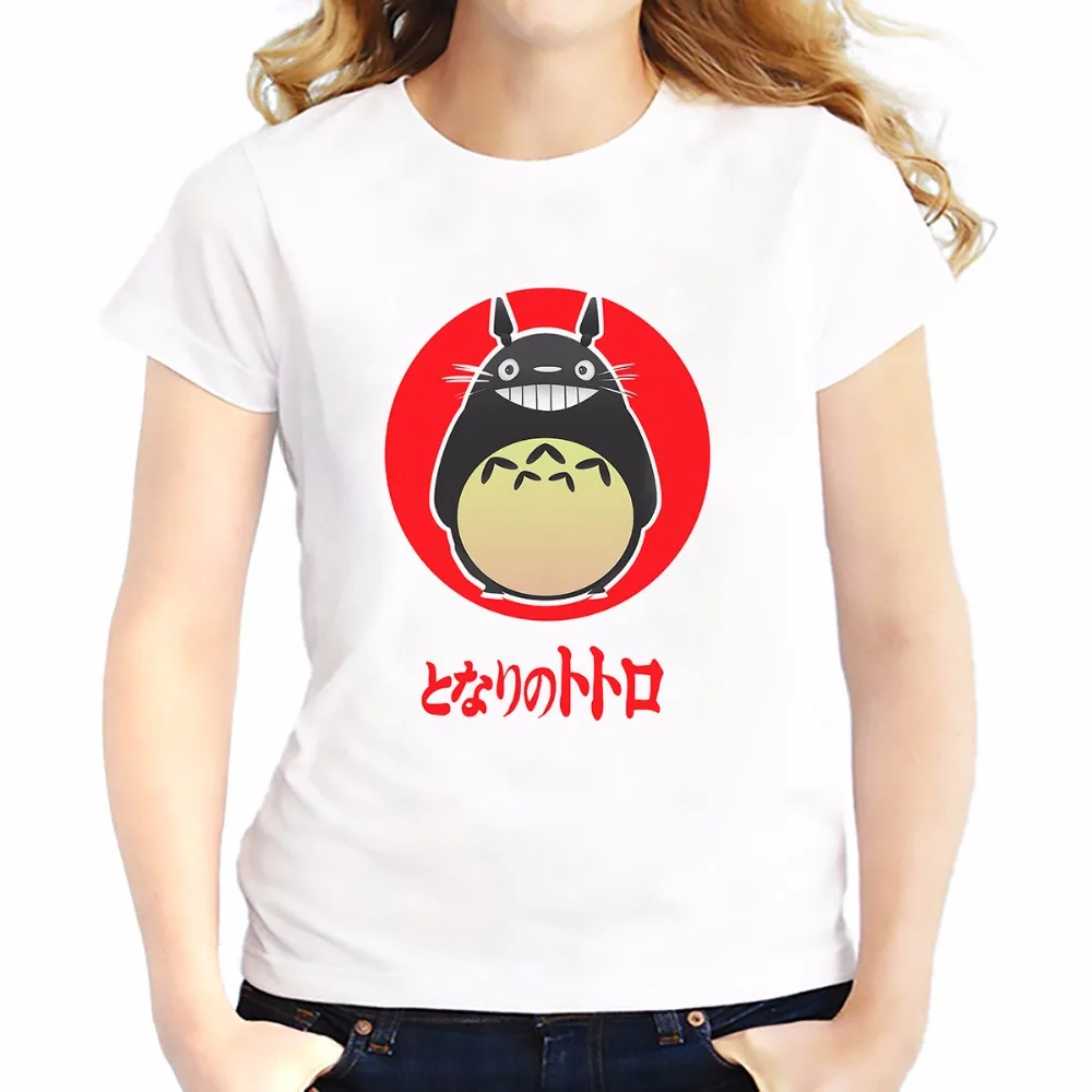 Totoro Cartoon Print Casual T-Shirt